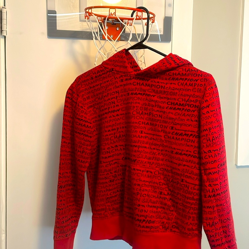Red Champion Hoodie ❤️‍🔥